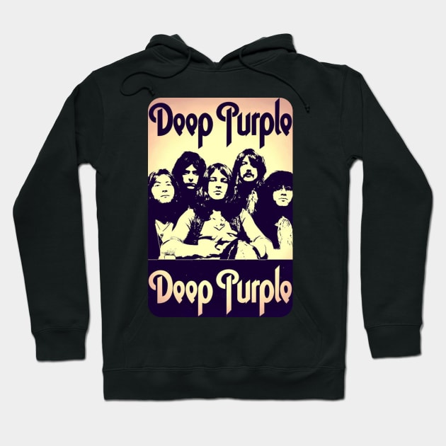 DEEP PURPLE MERCH VTG Hoodie by Clementines Designs Co.